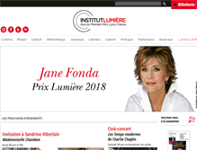 Tablet Screenshot of institut-lumiere.org